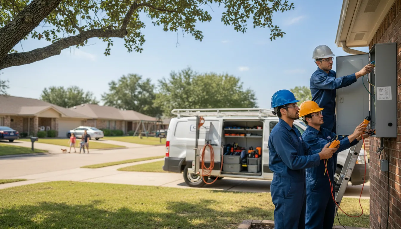 Certified electrician providing emergency electrical services in Oakwood, VA